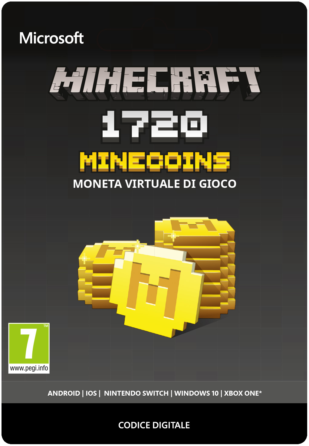 Minecraft Minecoins 1720 Coins